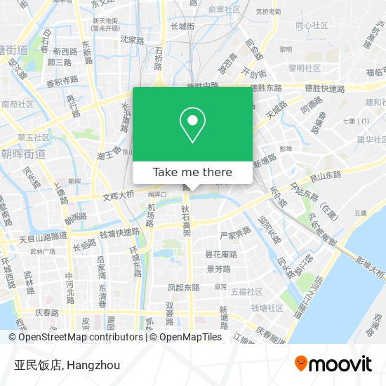 亚民饭店 map