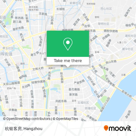 杭银客房 map