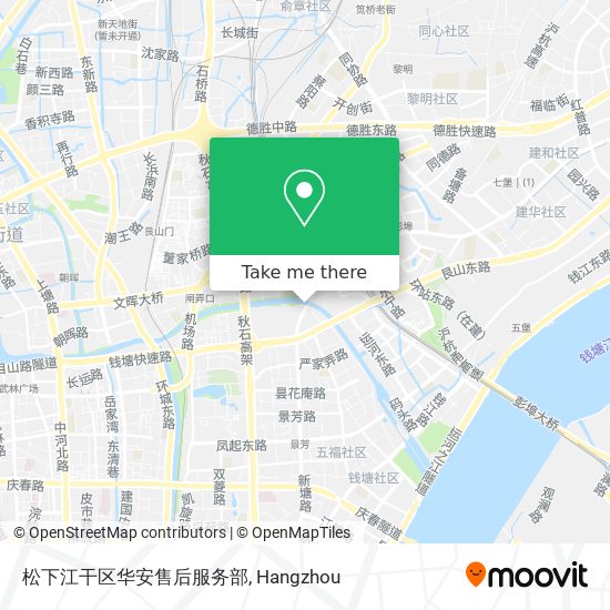 松下江干区华安售后服务部 map