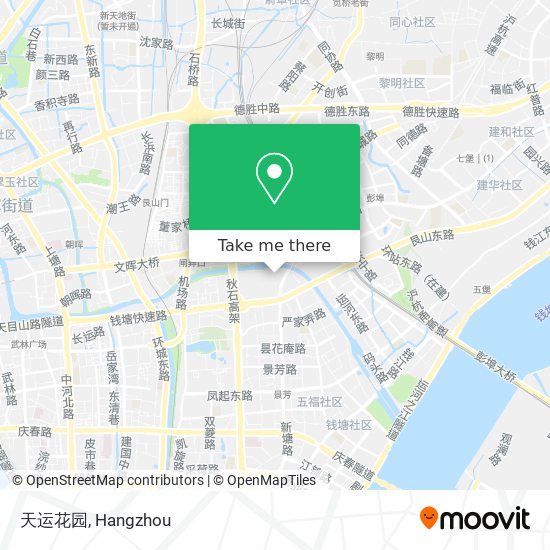 天运花园 map