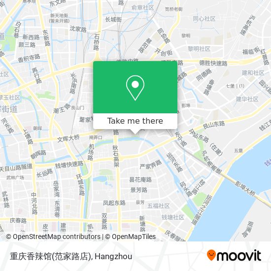 重庆香辣馆(范家路店) map