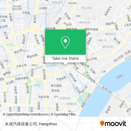 永成汽保设备公司 map