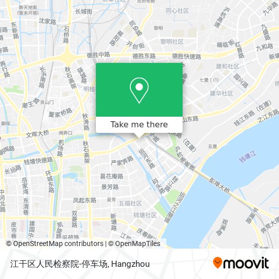 江干区人民检察院-停车场 map