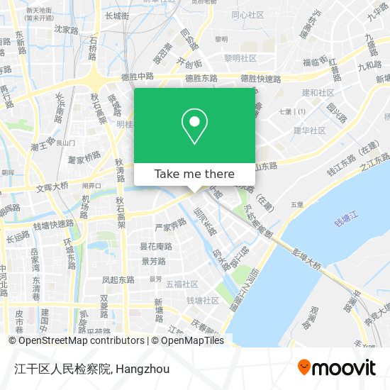 江干区人民检察院 map