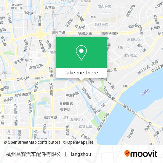 杭州昌辉汽车配件有限公司 map