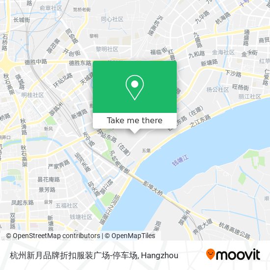 杭州新月品牌折扣服装广场-停车场 map