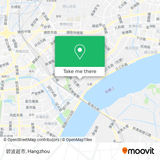 碧波超市 map
