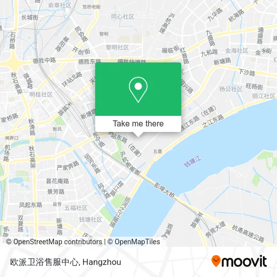 欧派卫浴售服中心 map