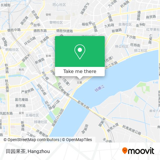 田园果茶 map