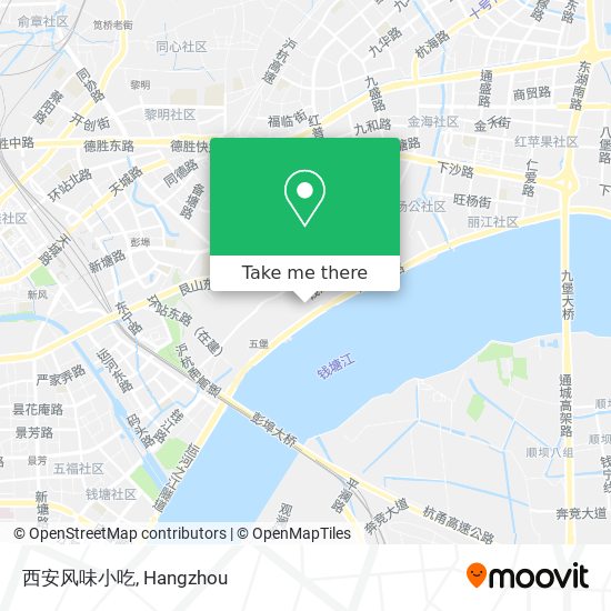 西安风味小吃 map