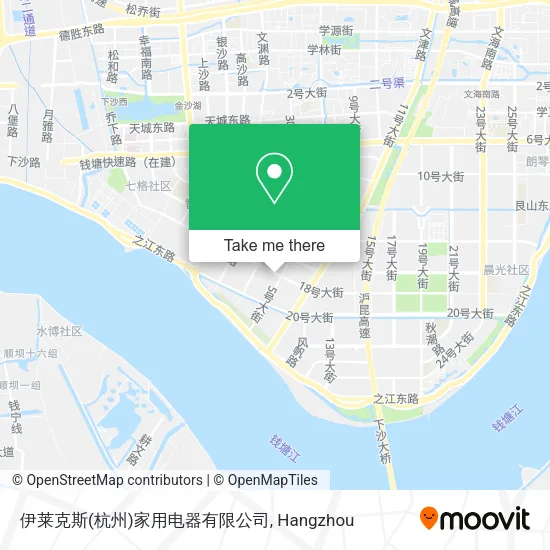 伊莱克斯(杭州)家用电器有限公司 map