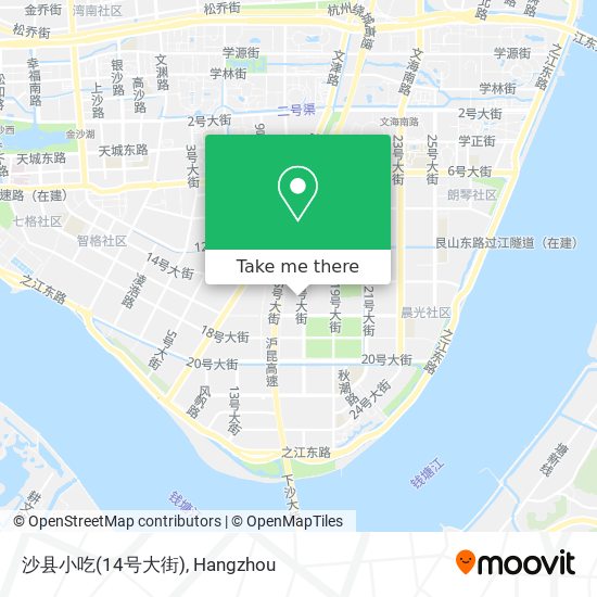 沙县小吃(14号大街) map