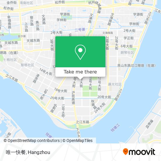 唯一快餐 map
