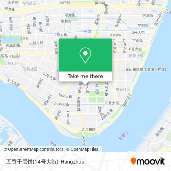 五香千层饼(14号大街) map