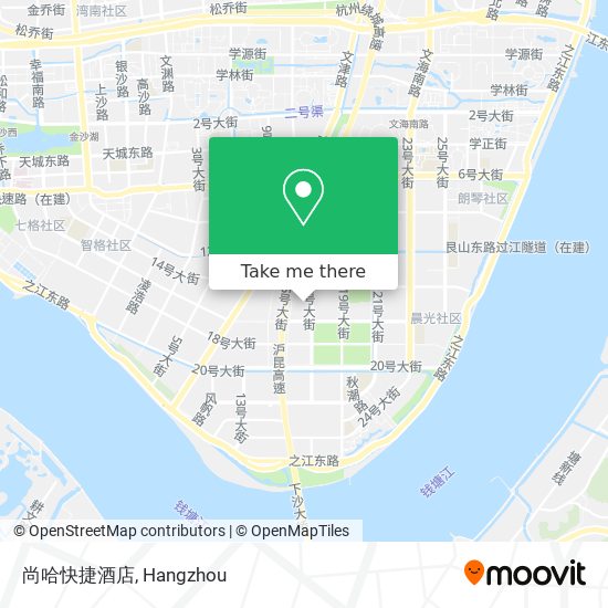 尚哈快捷酒店 map