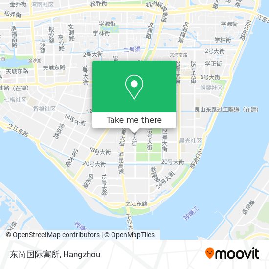 东尚国际寓所 map