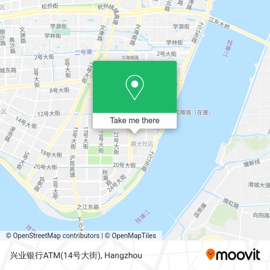 兴业银行ATM(14号大街) map