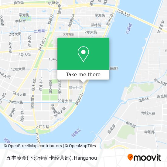 五丰冷食(下沙伊萨卡经营部) map