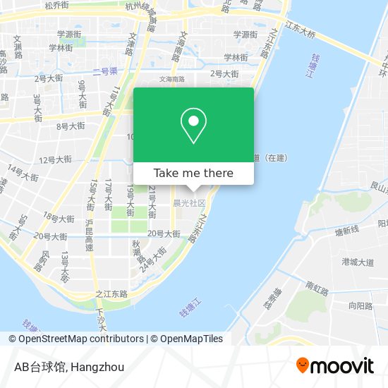 AB台球馆 map