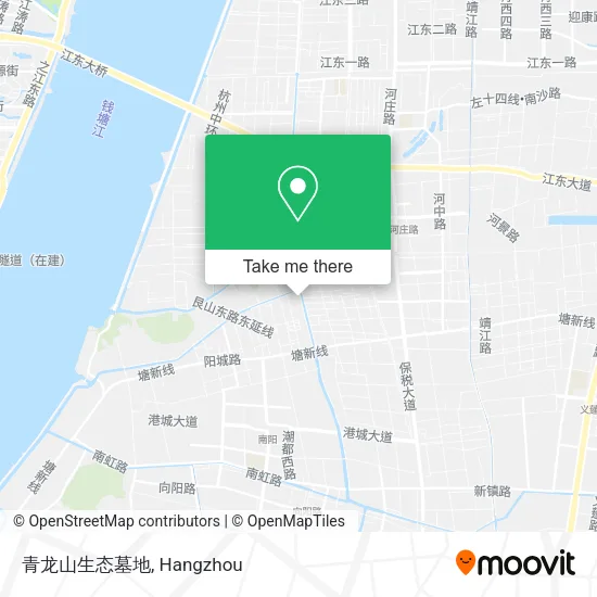 青龙山生态墓地 map
