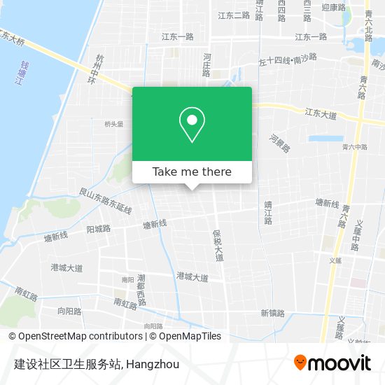 建设社区卫生服务站 map