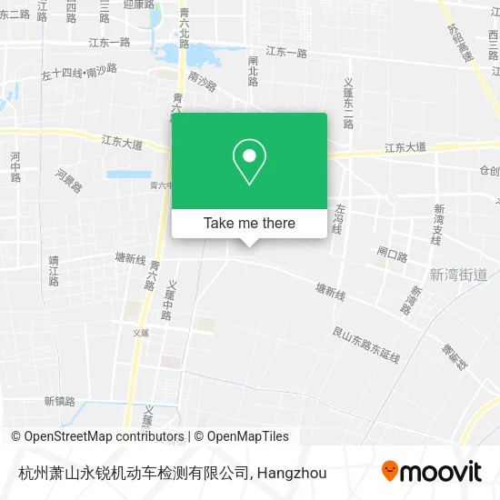 杭州萧山永锐机动车检测有限公司 map