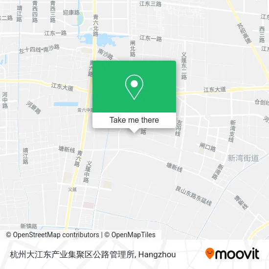 杭州大江东产业集聚区公路管理所 map