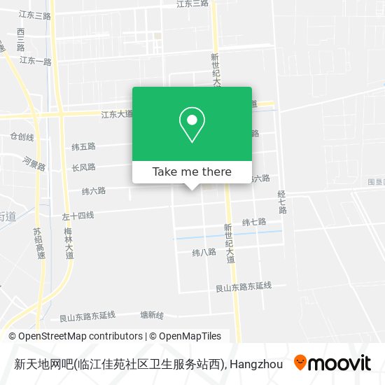 新天地网吧(临江佳苑社区卫生服务站西) map