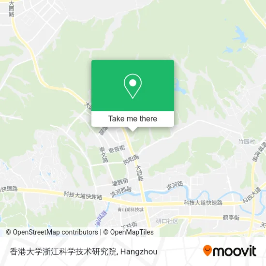 香港大学浙江科学技术研究院 map