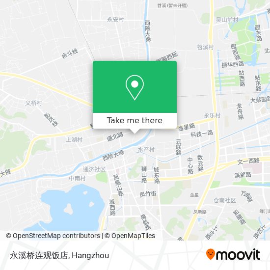 永溪桥连观饭店 map