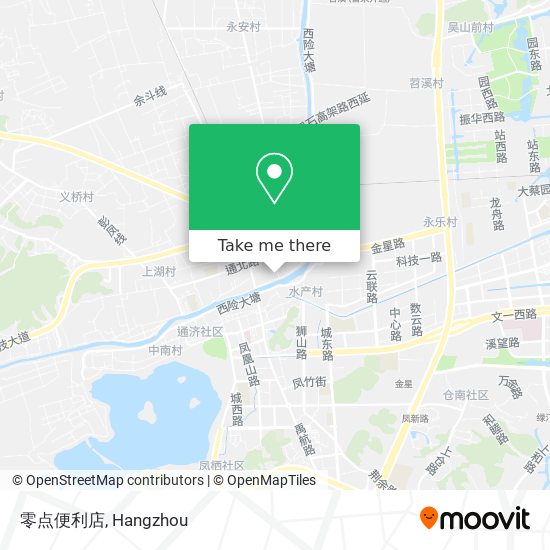 零点便利店 map
