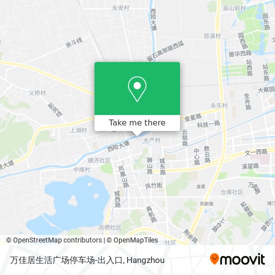 万佳居生活广场停车场-出入口 map