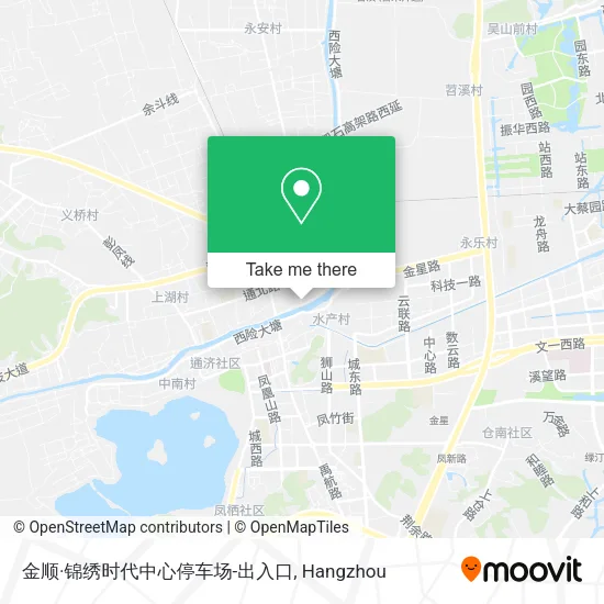 金顺·锦绣时代中心停车场-出入口 map