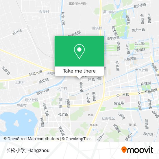 长松小学 map