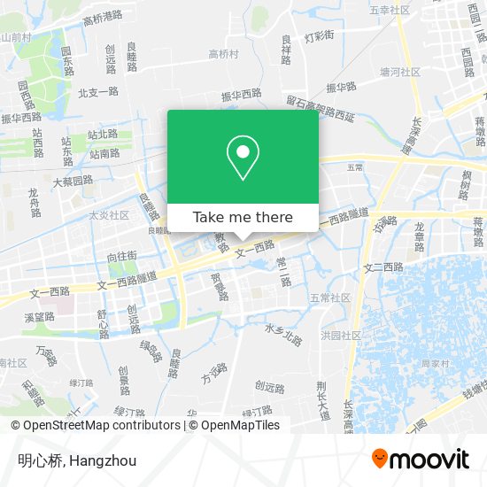 明心桥 map