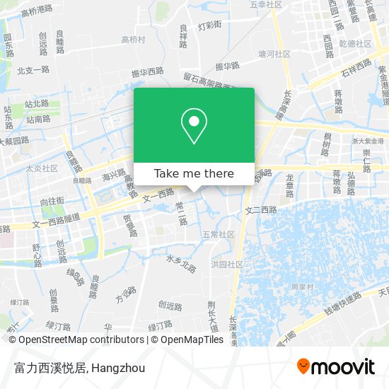富力西溪悦居 map