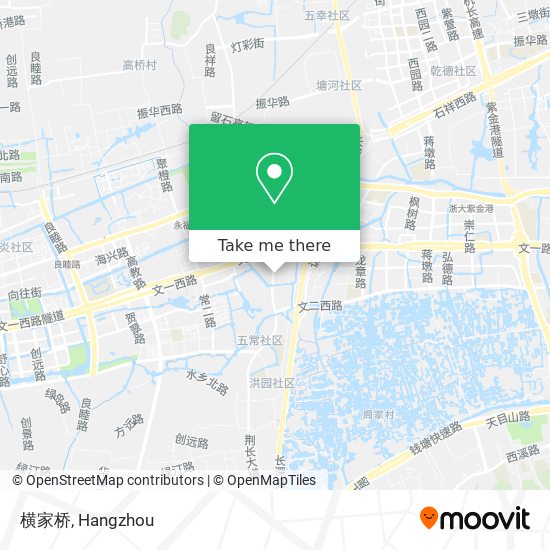 横家桥 map