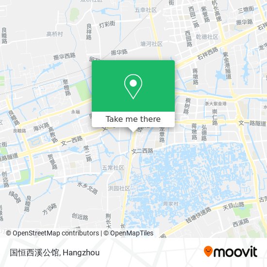 国恒西溪公馆 map