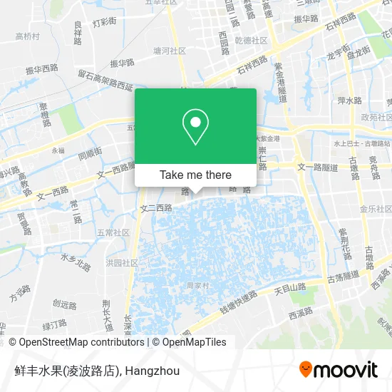 鲜丰水果(凌波路店) map