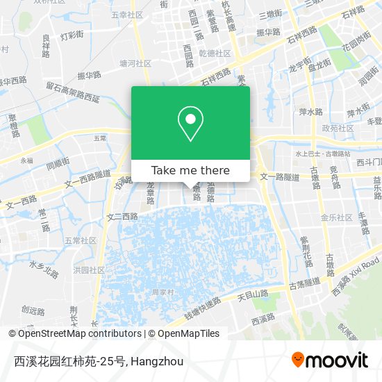 西溪花园红柿苑-25号 map