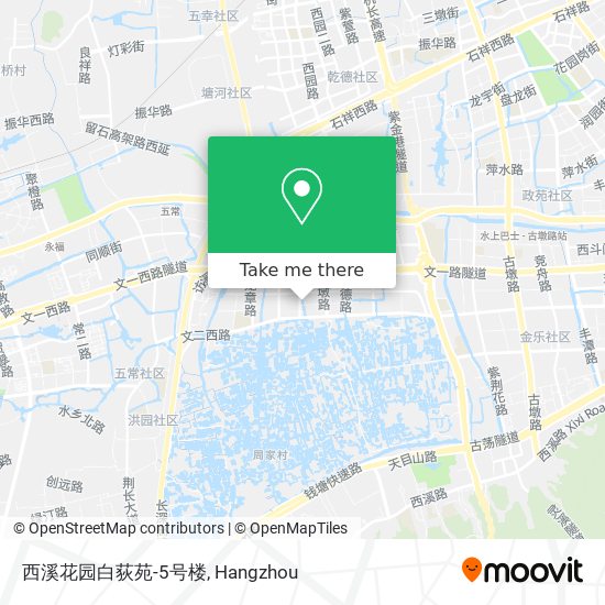 西溪花园白荻苑-5号楼 map