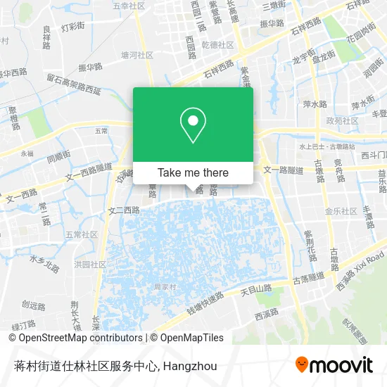 蒋村街道仕林社区服务中心 map