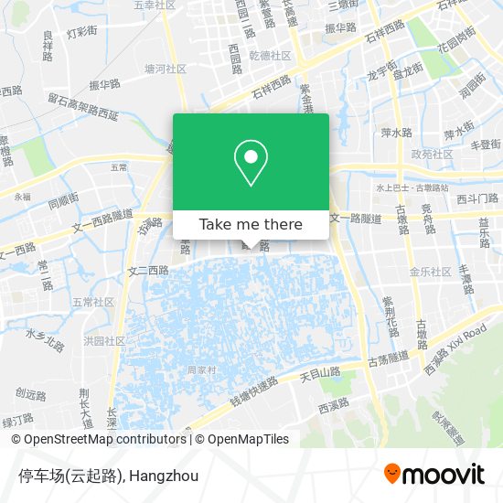 停车场(云起路) map