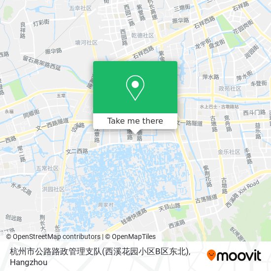 杭州市公路路政管理支队(西溪花园小区B区东北) map