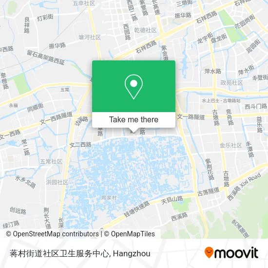 蒋村街道社区卫生服务中心 map