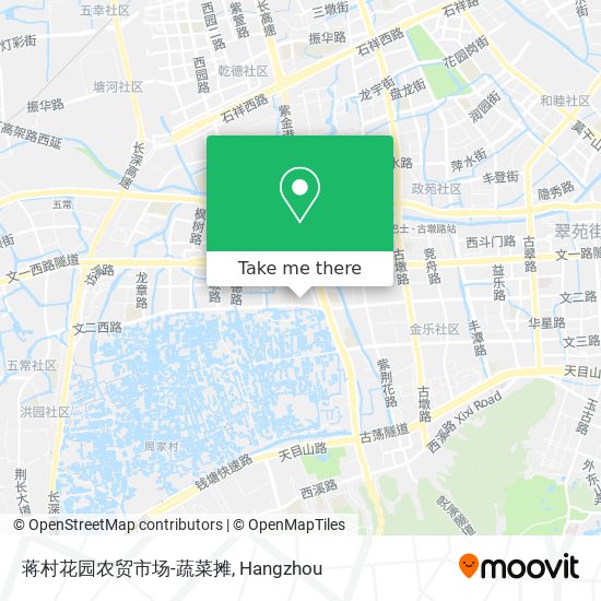 蒋村花园农贸市场-蔬菜摊 map