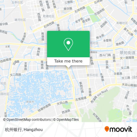 杭州银行 map