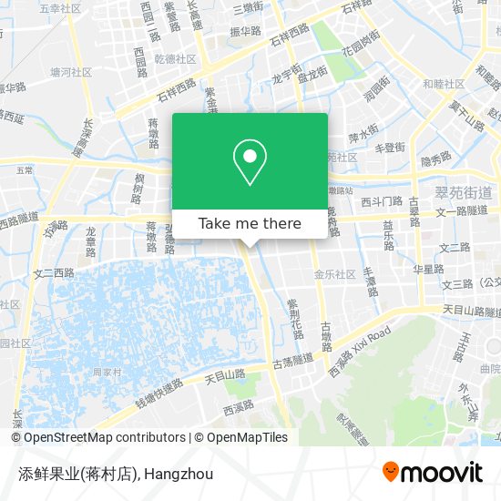 添鲜果业(蒋村店) map