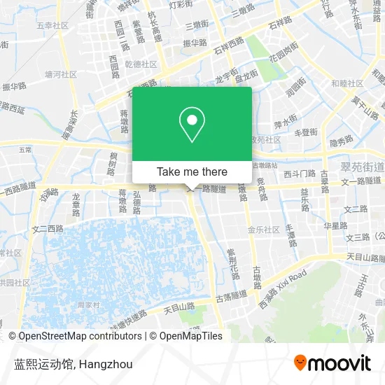 蓝熙运动馆 map