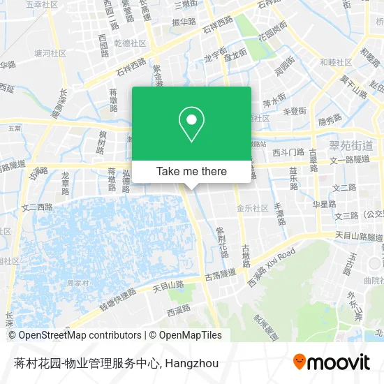 蒋村花园-物业管理服务中心 map